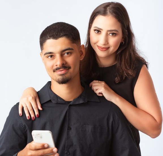 Lucas Guedes e Laíza Souza, da LGL Contábil